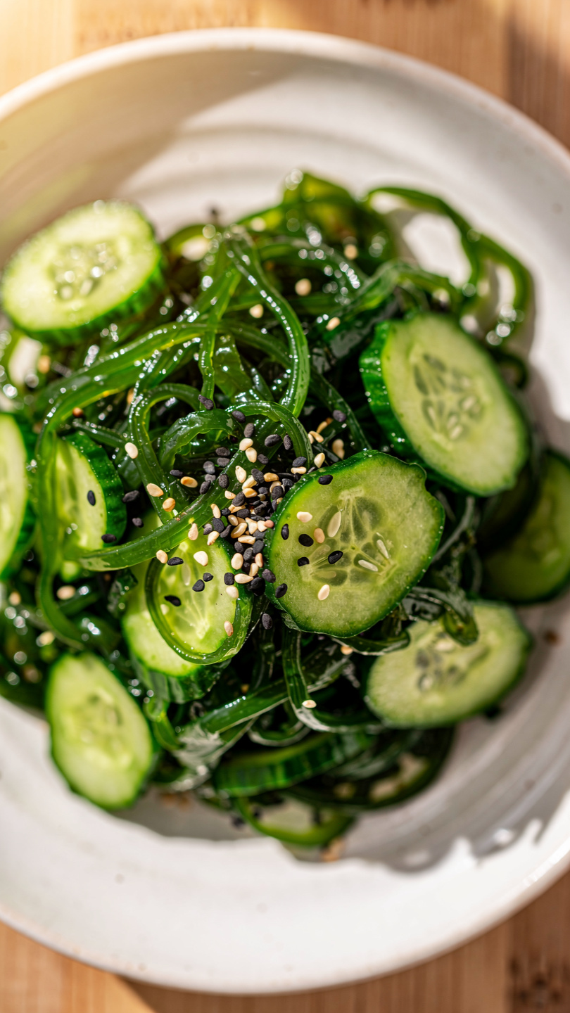 Wakame Salad (Japanese Cucumber Seaweed Salad)