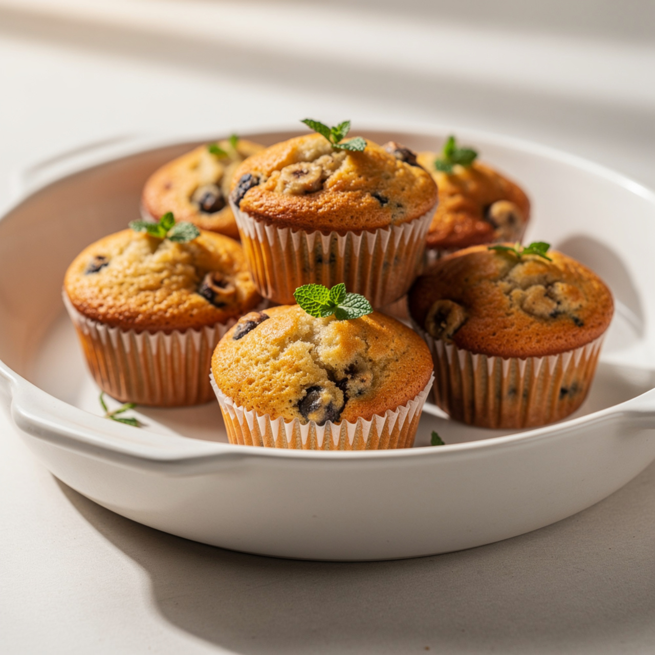 Air Fryer Banana Muffins