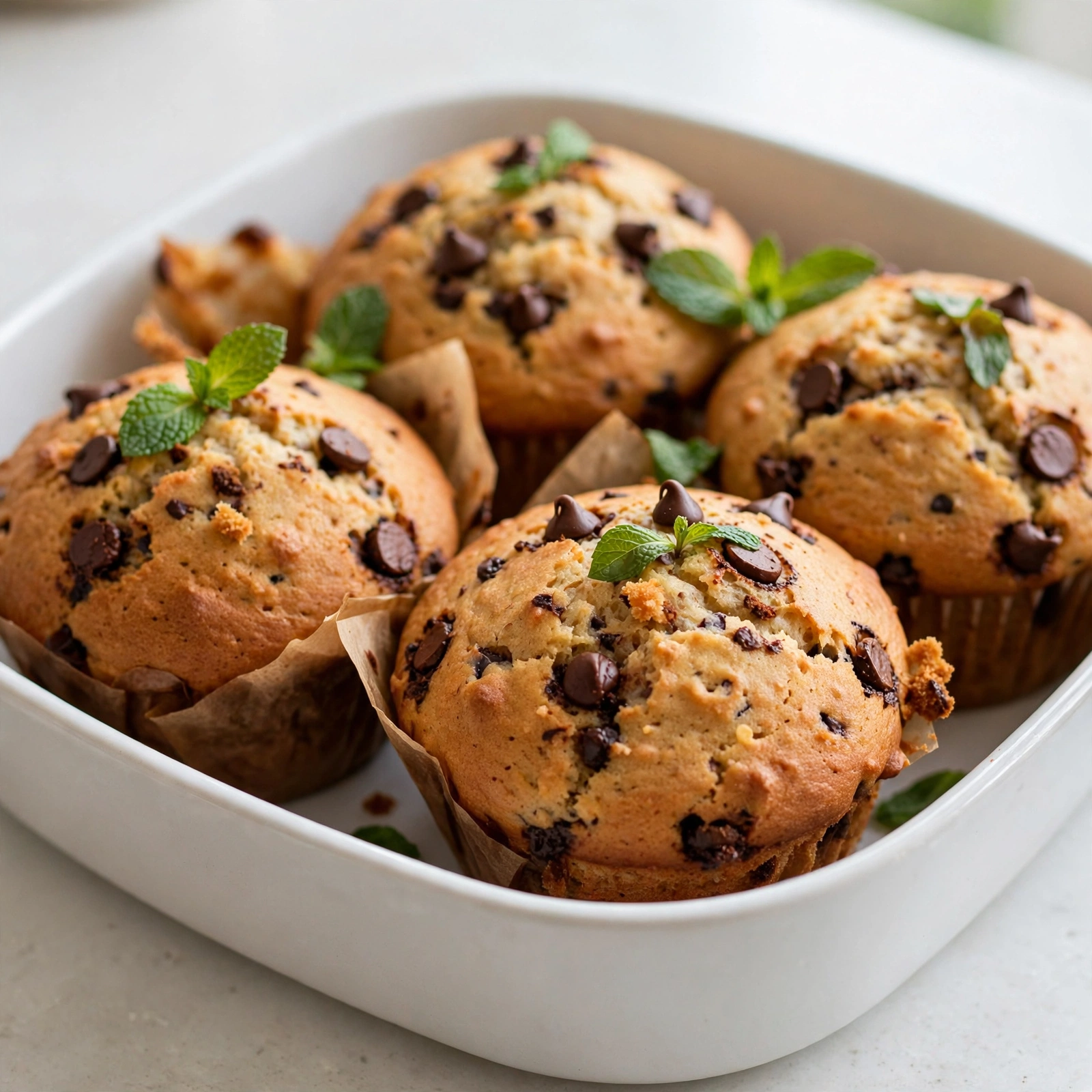 Bakery Style Chocolate Chip Muffins