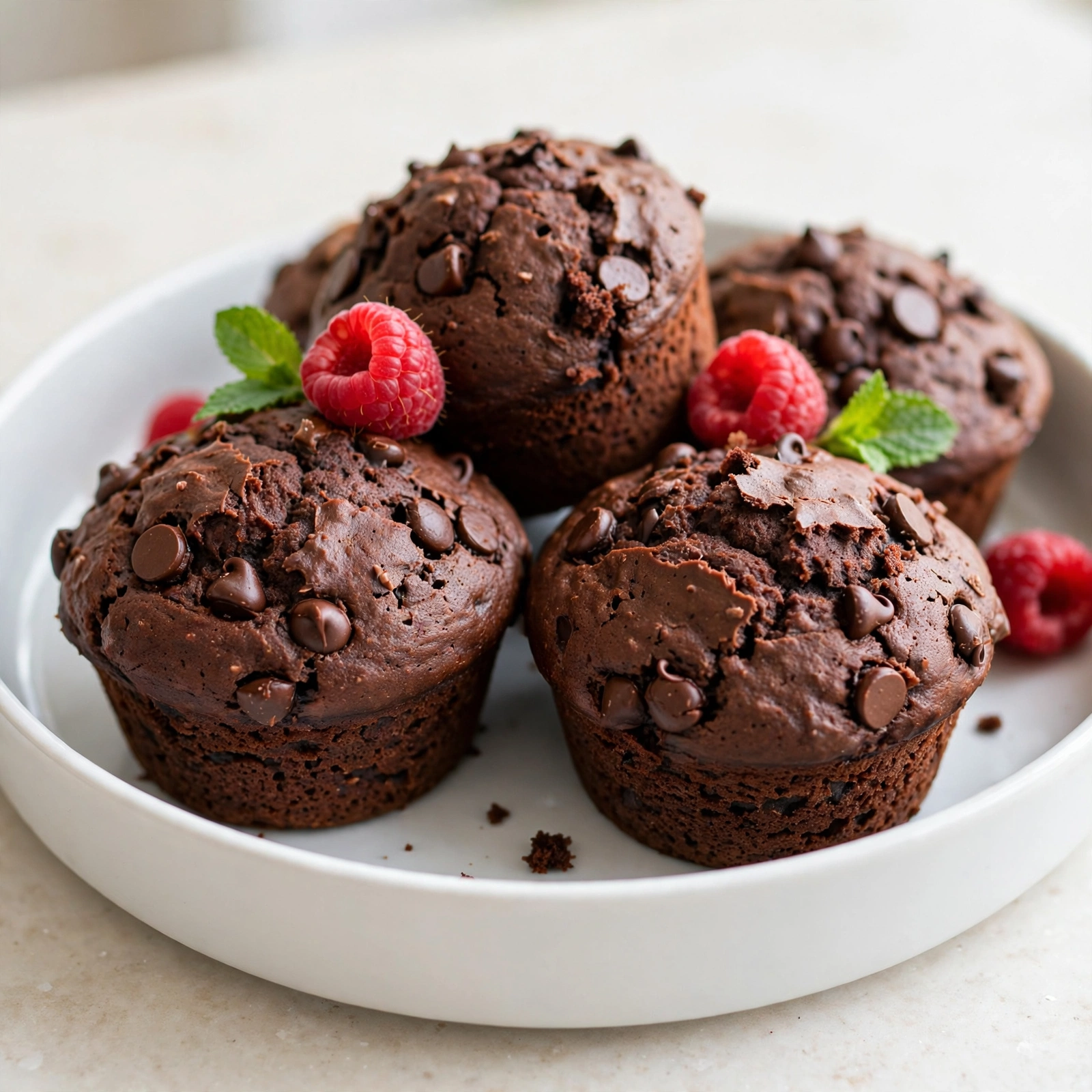 Double Chocolate Muffins
