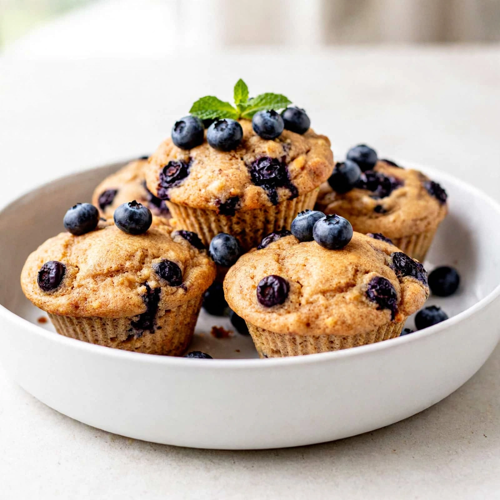 Kodiak Cakes Blueberry Protein Muffins