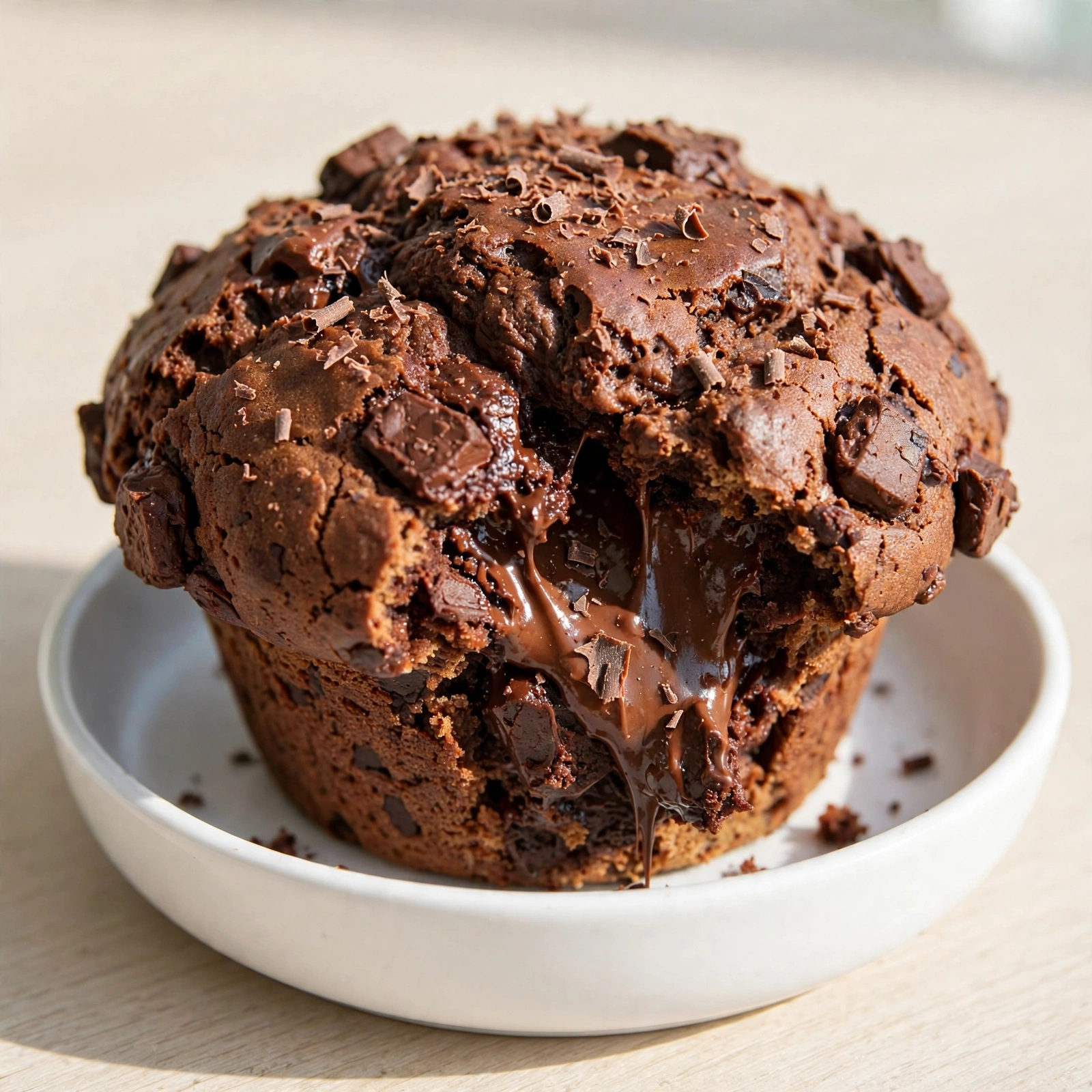 Olympic Village Chocolate Muffin