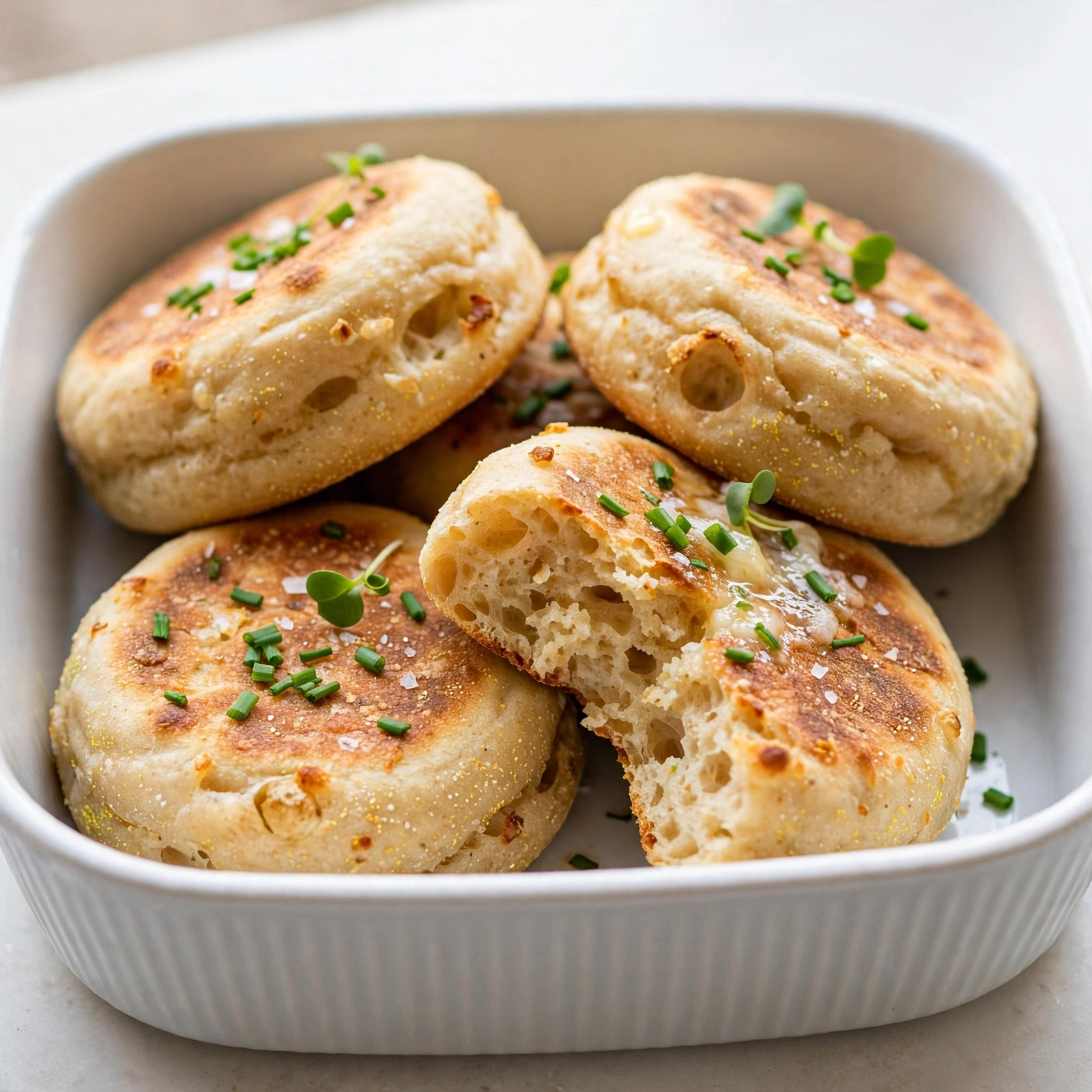 Sourdough Discard English Muffins