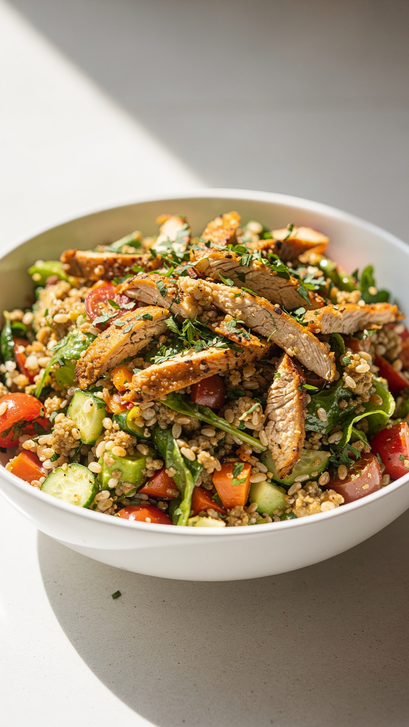 Creamy Vegan Chicken Salad with Grapes and Cashews