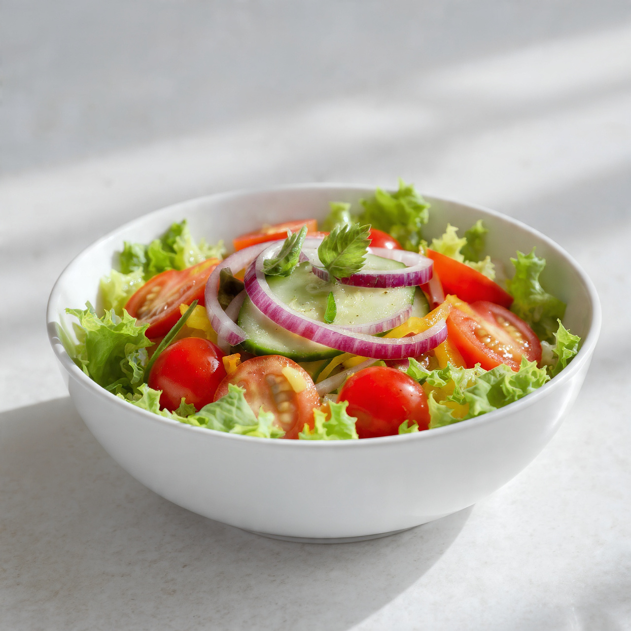 Vibrant Vegetable Detox Salad with Quinoa and Spring Greens